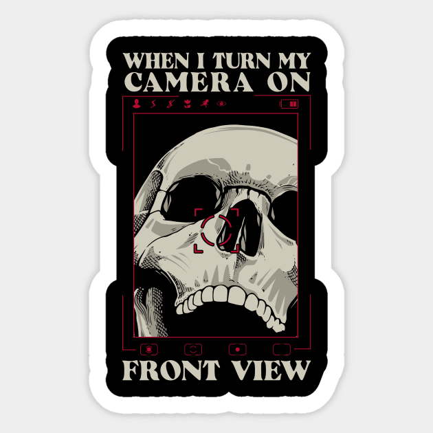 Front Camera Sticker by CoDDesigns